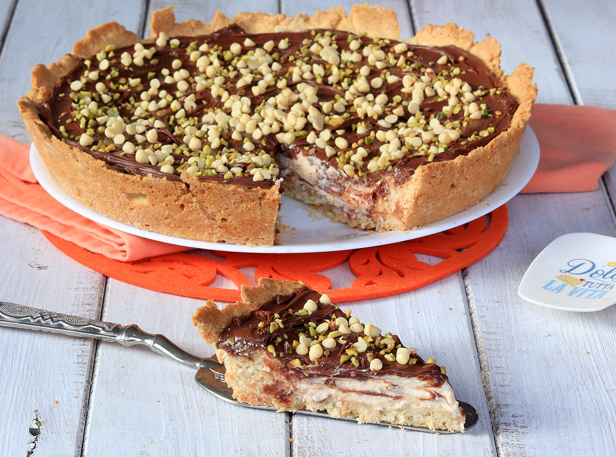 CROSTATA MASCARPONE | torta di pasta frolla | Inventaricette
