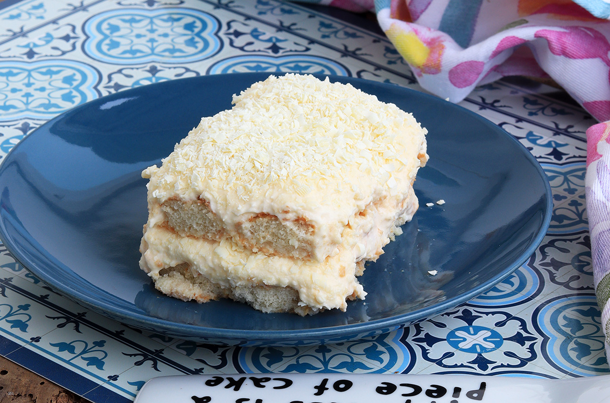 TIRAMISU AL CIOCCOLATO BIANCO facilissimo | Inventaricette