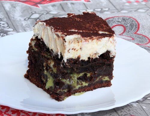 TIRAMISU BROWNIE AL PISTACCHIO