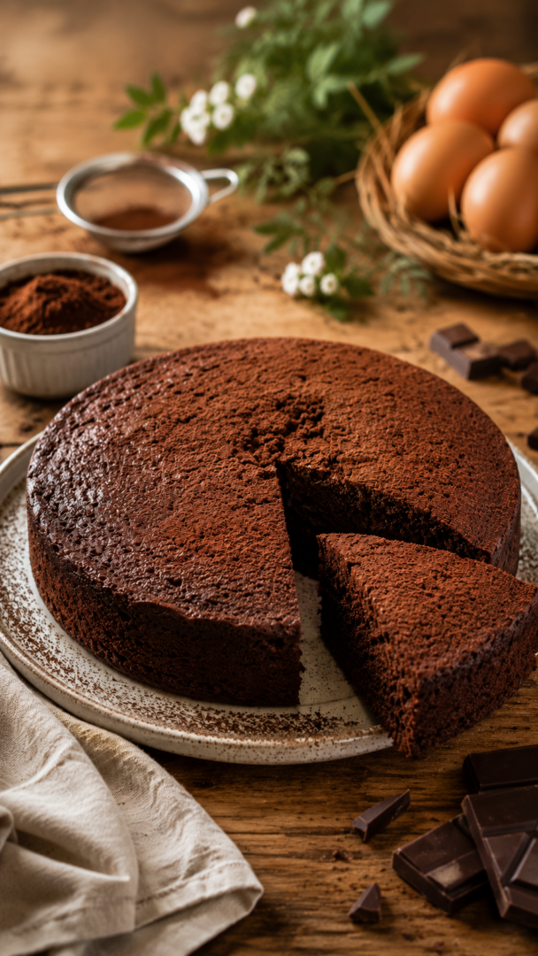 Finto PAN di SPAGNA al CACAO | base torta facile | Inventaricette