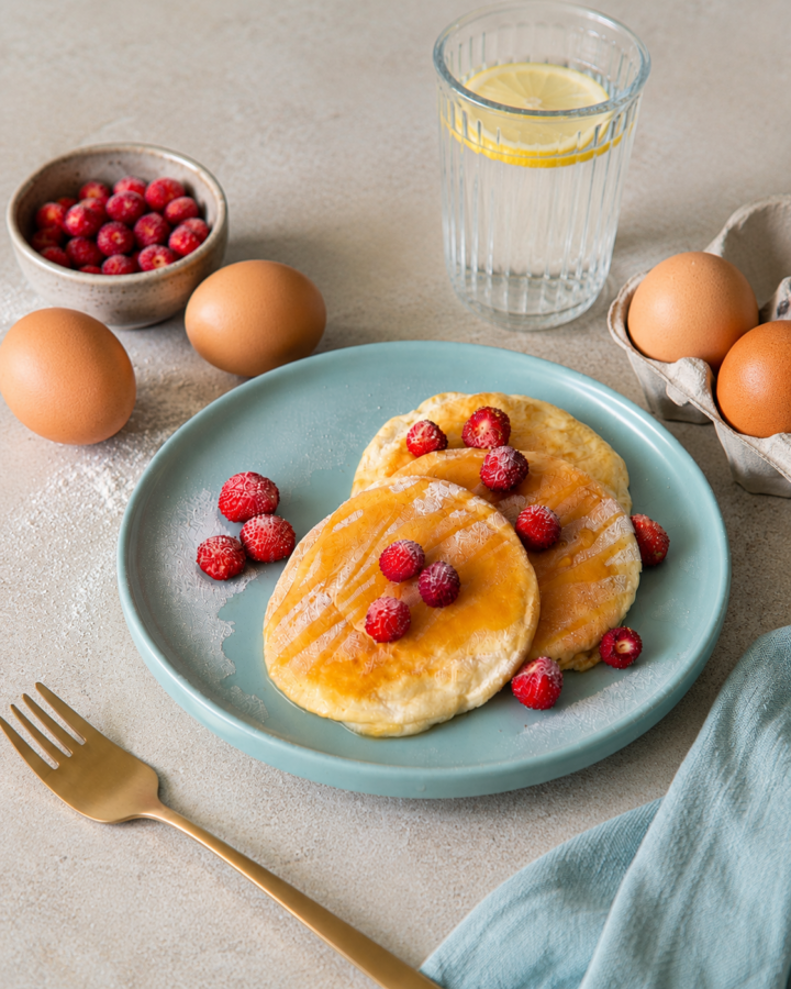 RICETTA PANCAKE PROTEICI | pancake low carb | Inventaricette