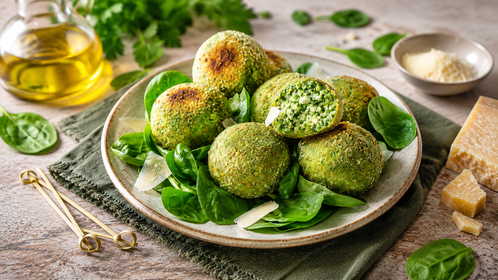 Polpette di spinaci al forno | ricetta polpette di verdure | Inventaricette