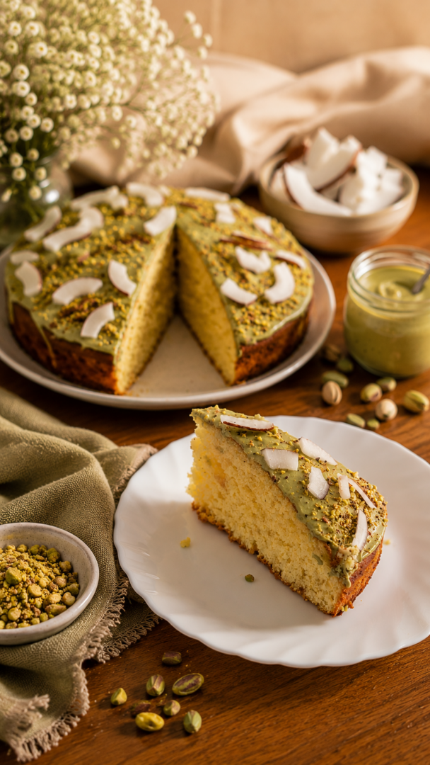 cocco TORTA COCCO E PISTACCHIO morbidissima | Inventaricette
