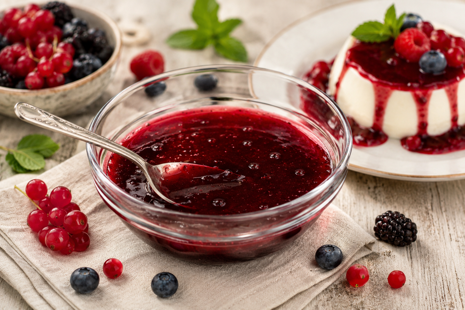 COULIS di FRUTTI di BOSCO salsa ai frutti di bosco x cheesecake e gelati