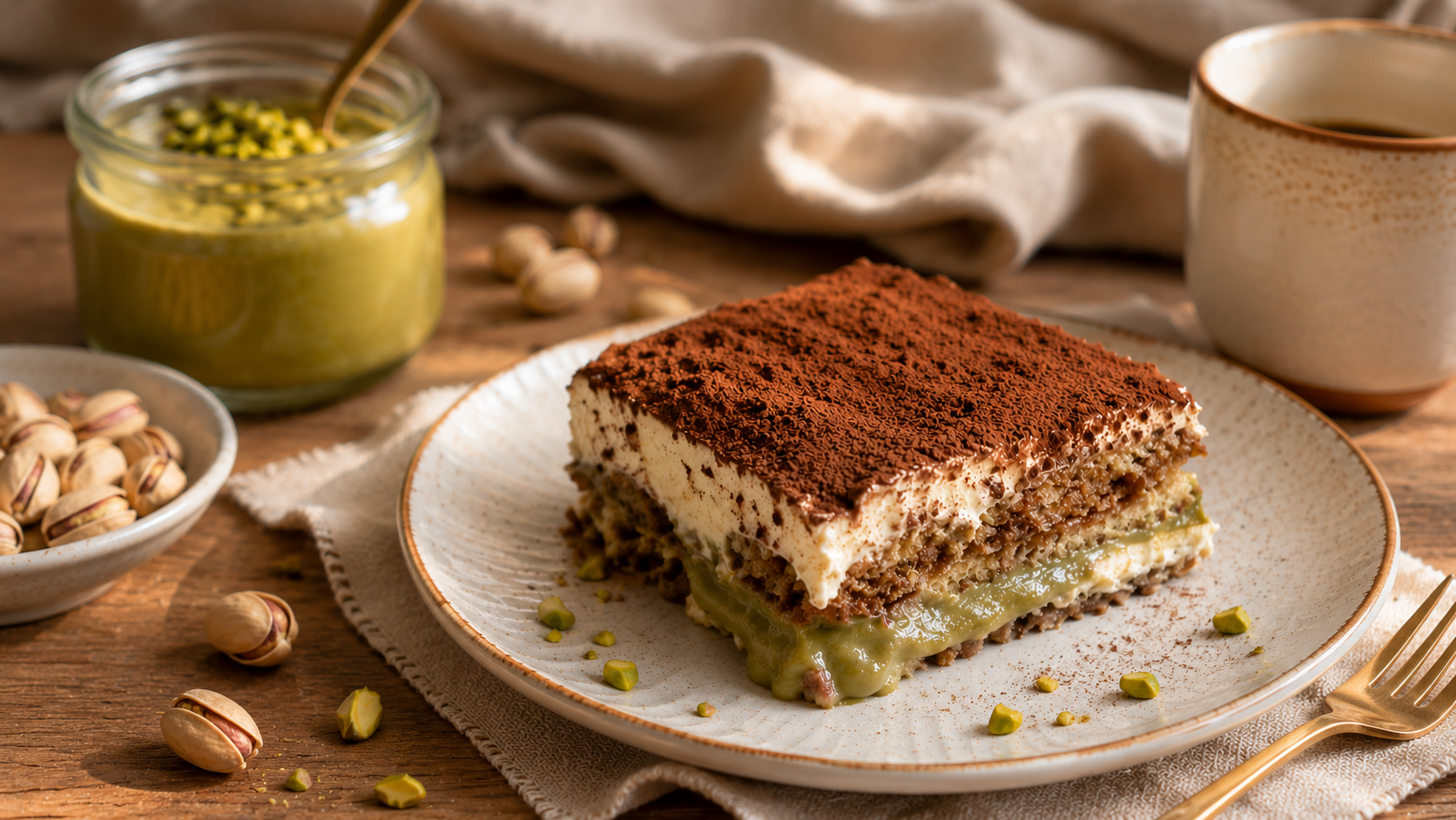 Tiramisu al pistacchio e babà |tiramisù per 4 persone| Inventaricette