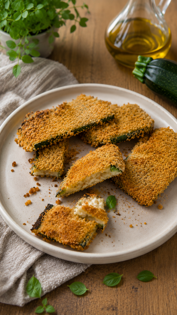 COTOLETTE DI ZUCCHINE | zucchine impanate | Inventaricette