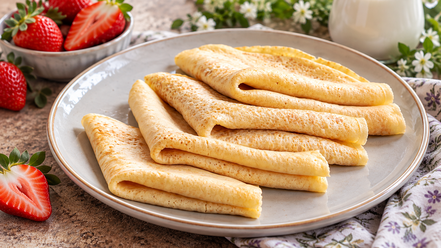 CREPES DI SOLI ALBUMI | crepes albumi light | Inventaricette
