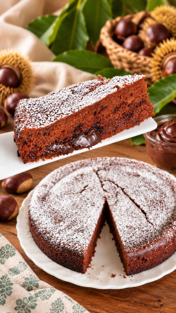 TORTA ALLE CASTAGNE più golosa del mondo | Inventaricette