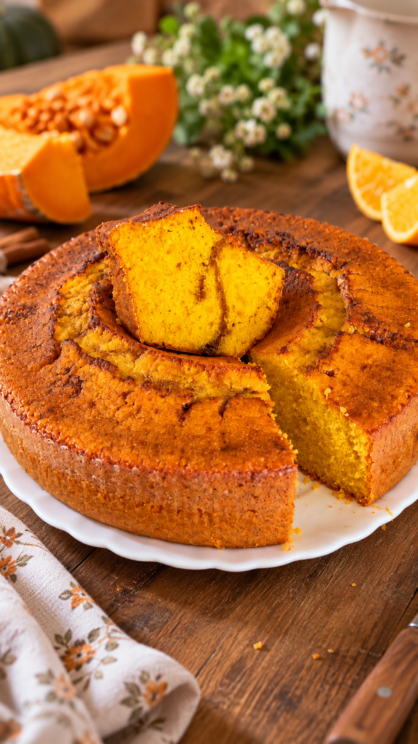 Ciambella zucca e zucchero muscovado sofficissima |Inventaricette