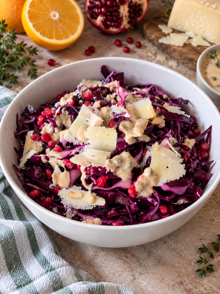 INSALATA CAVOLO ROSSO E MELOGRANO | Inventaricette