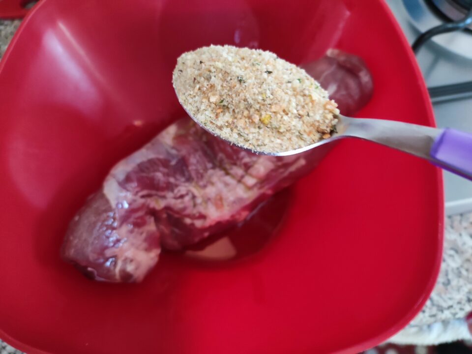 Filetto di maiale da impanare nel pane grattugiato