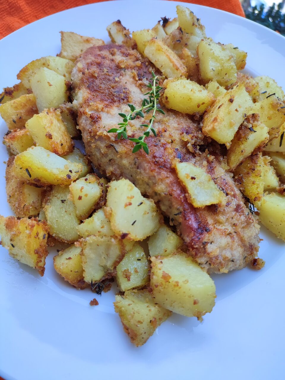 Filetto di maiale al forno con patate