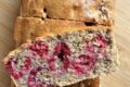 Torta plum-cake con i lamponi