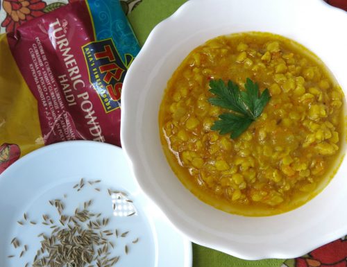 Dal di lenticchie gialle – Dahl ricetta indiana speziata