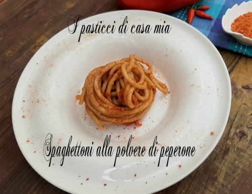Spaghettoni alla polvere di peperone