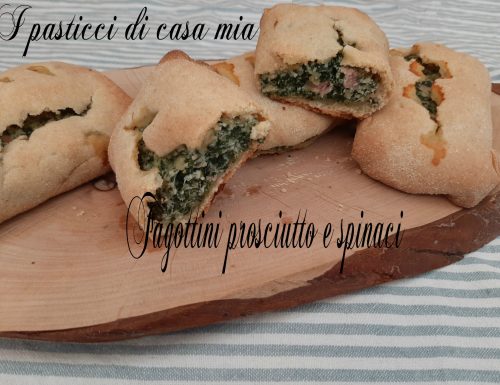 Fagottini al prosciutto e spinaci