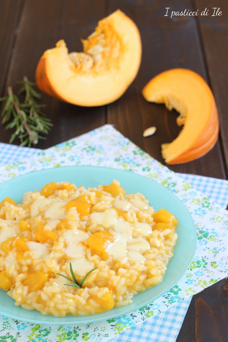 risotto con zucca e scamorza-risotto alla zucca-come fare il riso alla ...