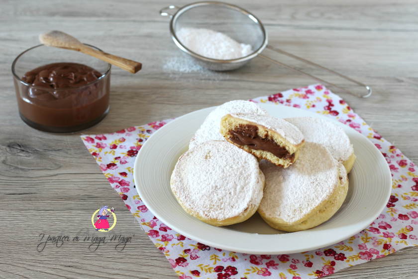 focaccine dolci in padella