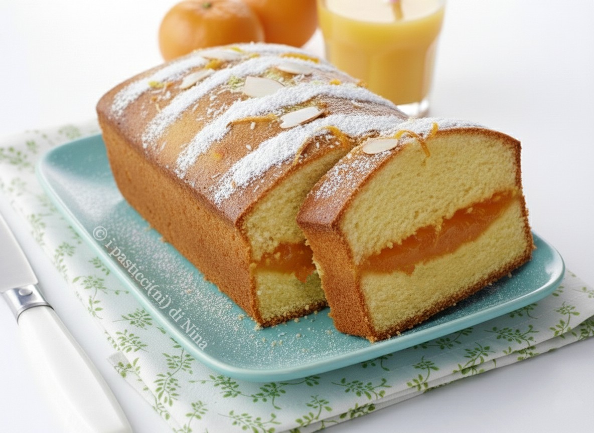 Plumcake soffice all’arancia con cuore cremoso ricetta facile i pasticcini di Nina
