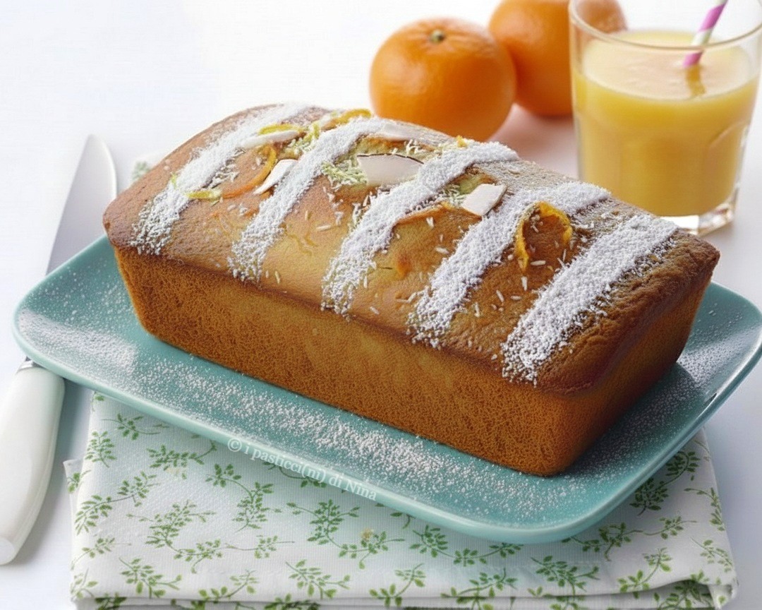 Plumcake soffice all’arancia con cuore cremoso ricetta facile i pasticcini di Nina