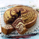 Torta zebrata senza burro e senza latte ricetta per intolleranti i pasticcini di Nina