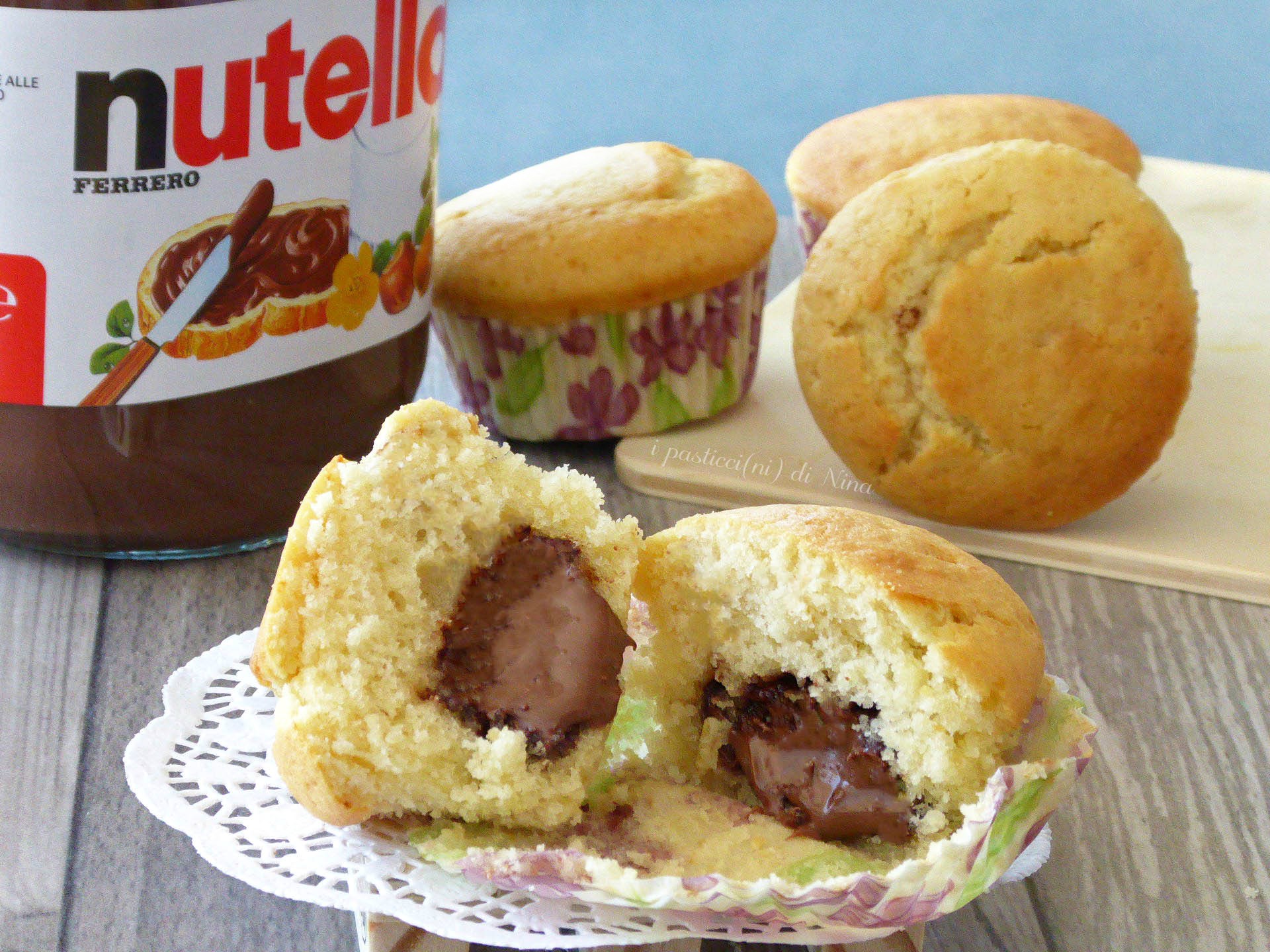 muffin ripieni alla Nutella