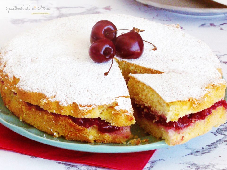 TORTA SOFFICE CON CONFETTURA DI CILIEGIE I Pasticci Ni Di Nina