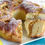 ciambella di pan brioche alle mele