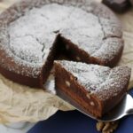 torta di noci e cioccolato senza lievito ricetta facile tipo caprese i pasticcini di Nina