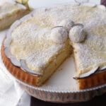crostata morbida senza burro con cioccolato bianco e cocco