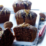 tortine di noci con crema alle nocciole