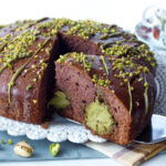 torta al cacao e crema di pistacchio di Bronte di Nina