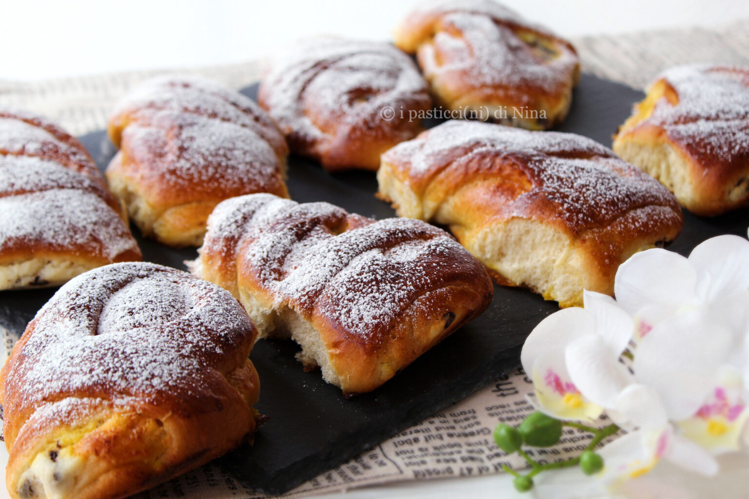 BRIOCHE RIPIENE DI RICOTTA E CIOCCOLATO i pasticci(ni) di Nina