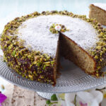 Torta con crema di pistacchi nell'impasto ricette senza burro con farina di pistacchi i pasticcini di Nina