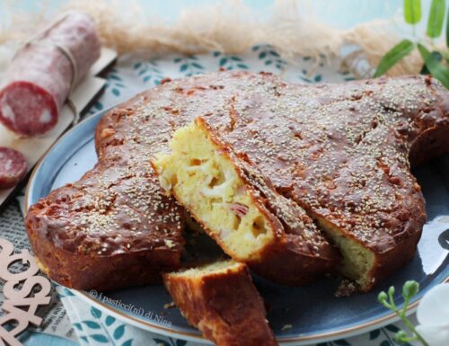 COLOMBA SALATA FACILE E VELOCE (LIEVITAZIONE ISTANTANEA)
