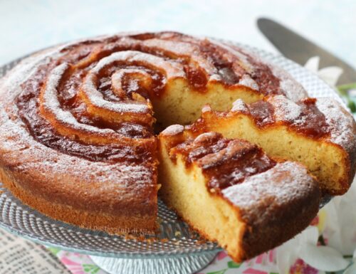 TORTA DI RICOTTA E MARMELLATA
