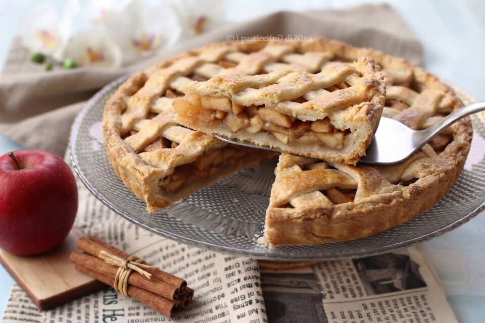 Crostata di mele e cannella ricetta originale i pasticcini di Nina
