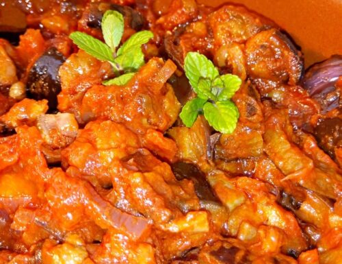 Caponata di melanzane-orgoglio siciliano