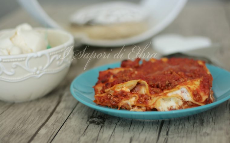 Ricetta lasagne al forno con burrata - I Sapori di Ethra