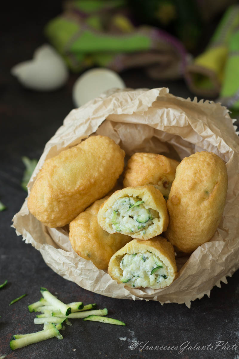 Frittelle con la ricotta e zucchine in pastella - I Sapori di Ethra