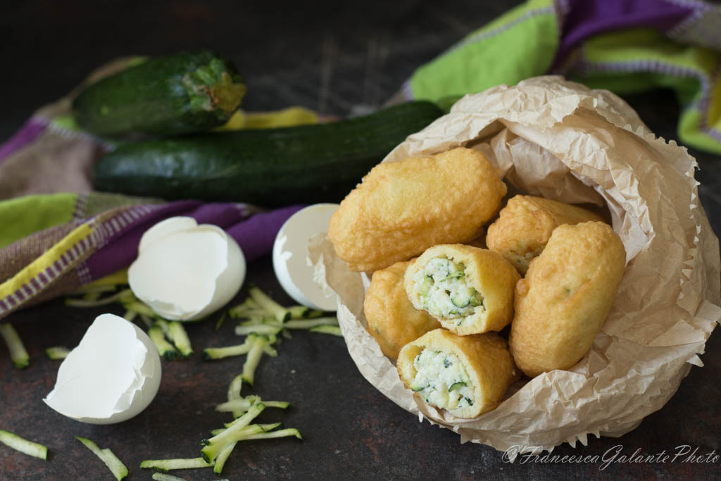 Frittelle con la ricotta e zucchine in pastella - I Sapori di Ethra