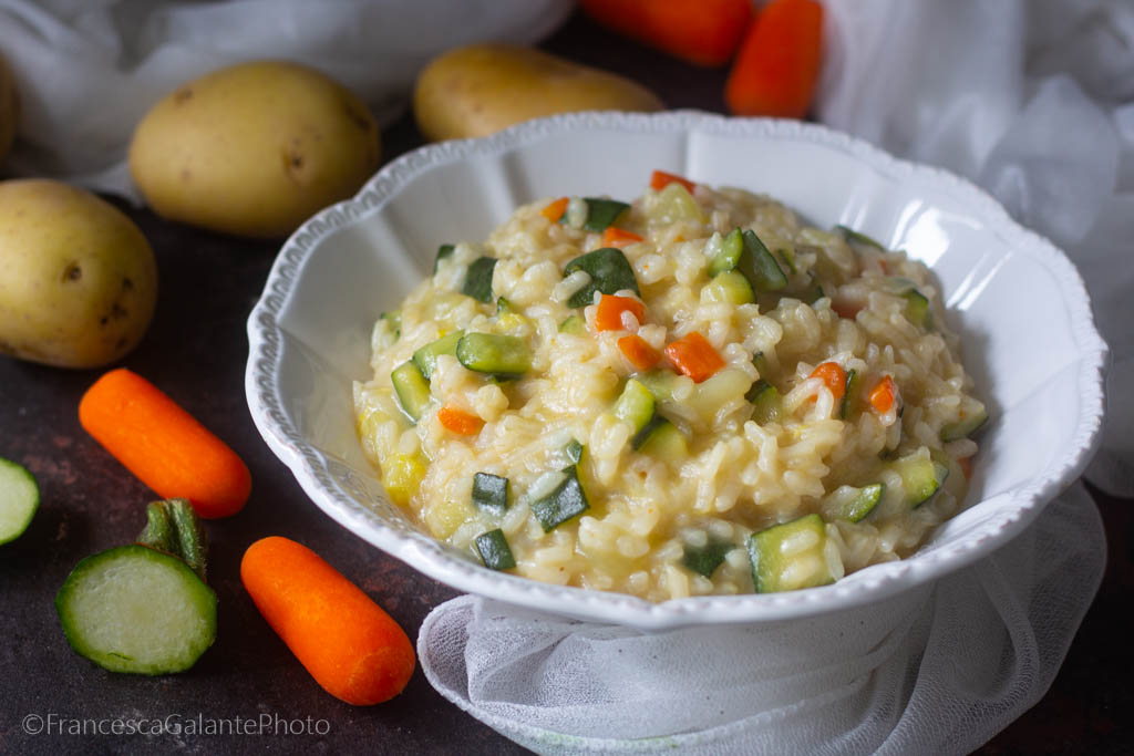 Risotto di verdure (ricetta riciclo)