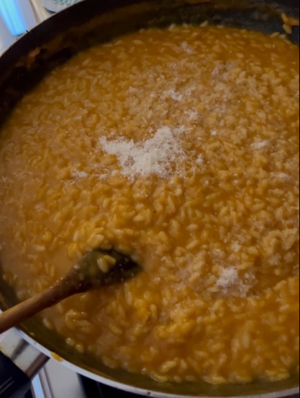 Risotto crema di zucca burrata e stracciatella - I Sapori di Ethra