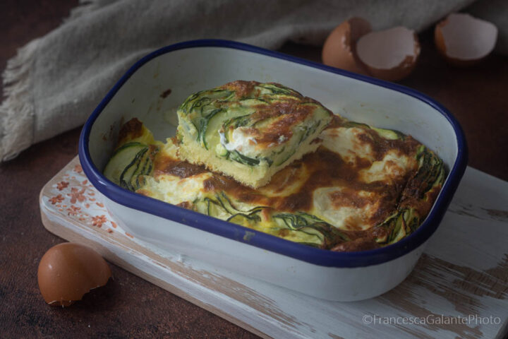 Salvacena con frittata di zucchine e stracchino