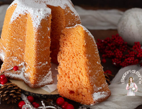 Pandoro  con lievito madre alla barbabietola