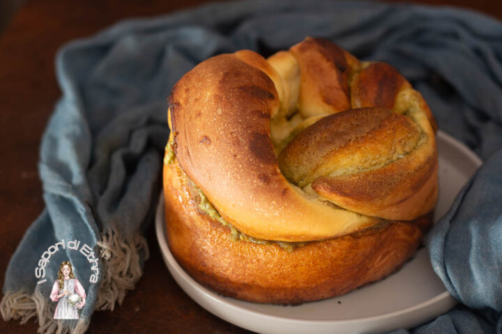 Pan brioche al pistacchio