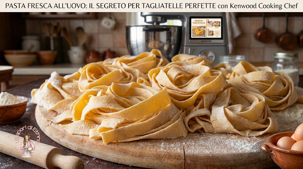 Tagliatelle all'Uovo Perfette con Kenwood Cooking Chef