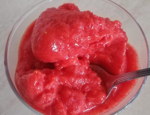 Sorbetto alla fragola * cremoso, ricetta bimby*