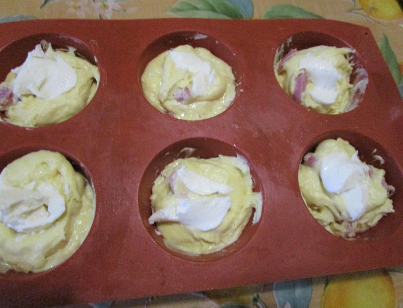 Muffin salati di semola