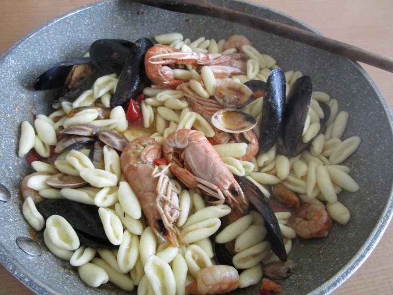 Cavatelli ai frutti di mare
